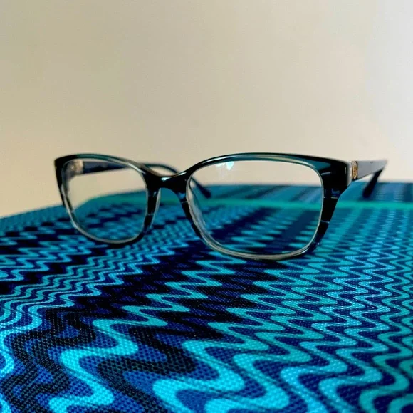 Lilly Pulitzer Blue Glasses Authentic Progressives - Picture 1 of 9